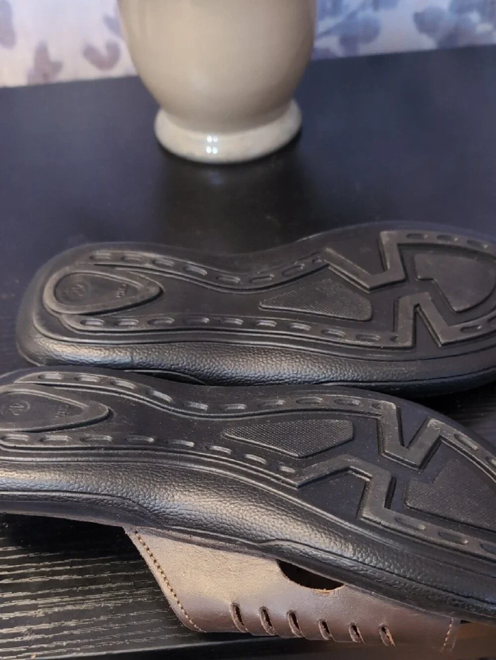 Brown Men's Slide Sandals -